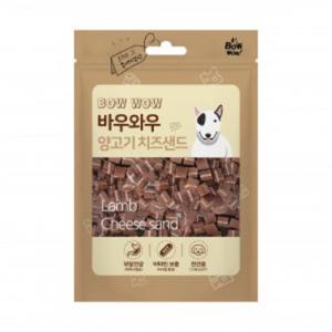 건조간식 (3개)바우양고기치즈샌드 100g