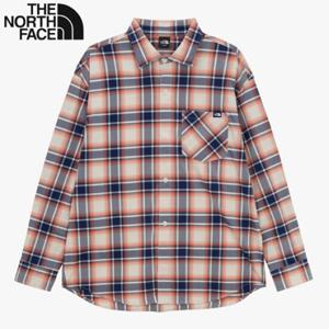 노스페이스 NH8LR02B 남성 플리드 체크 셔츠 KR