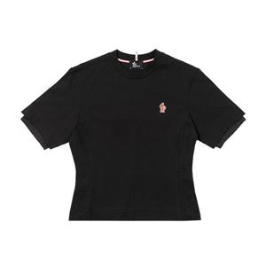 [로로모다] 몽클레어 로고 여성 반팔티셔츠 / 8C00001-89AW1-999