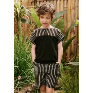 빈 BEEN 25년 SS BZ33PT02BK 블랙 스트라이프 썸머 반바지PG
