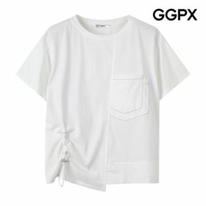 [GGPX] 원 스트링 스티치 포켓 반팔 티셔츠 (GP5TS040F)