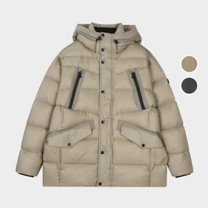 [버커루]남성 나일론 하이넥 다운 패딩 점퍼 B234DW450P