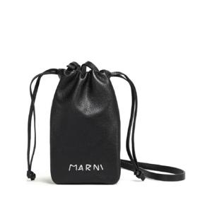 25 FW 마르니 드로스트링 레더 지갑 TEMI0022U0P6533 TP438824995