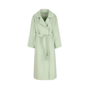 Max Mara 벨티드 롱 슬리브 코트 HANS23101115386 004 TP942365381
