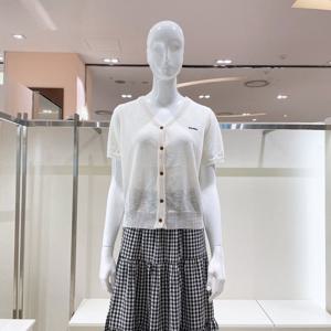[비지트인뉴욕] 브이넥 반팔 가디건 VB5GD64