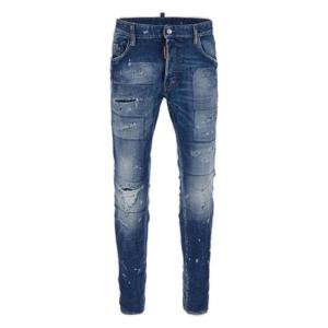Dsquared2 디스트레스드 슈퍼 트윈키 스키니 진 S74LB1440S30872 470 TP934636953