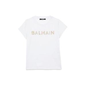 BALMAIN mc 로고 티셔츠 BT8A21KJ0177100