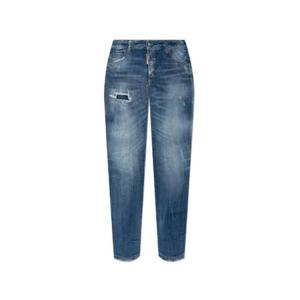 Dsquared2 디스트레스드 미디엄 웨이스트 제니퍼 진 S72LB0828S30342 470 TP934597589