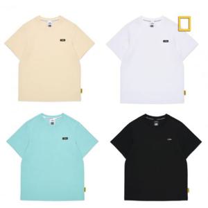 내셔널지오그래픽키즈  (K255UTS020) 스몰로고 반팔 티셔츠 남여공용 이너 면티