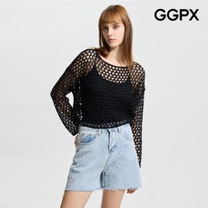 [지지피엑스]보트넥 펀칭 루즈핏 풀오버GP5KP029F