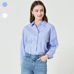 [게스(진)]여성 스트라이프 셔츠 OO1W2270