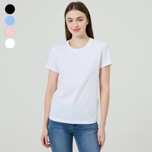 [게스(진)]여성 미니삼각 반팔티 변형 YO2K9482