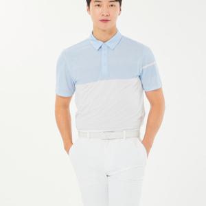 [볼빅]남성 골프 컬러 보더 DTP 반팔 티셔츠  VMTSO502_LL_DG