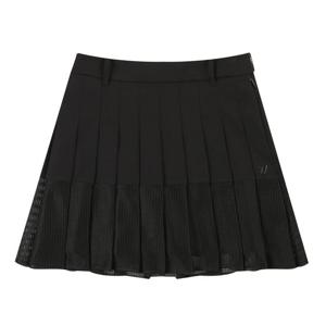 [볼빅]여성 골프 메쉬믹스 주름 큐롯  VLCUO401_BK_DG
