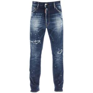 Dsquared2 디스트레스드 페인트 스플래터 스키니 진 S74LB1295S30342 470N TP946476550