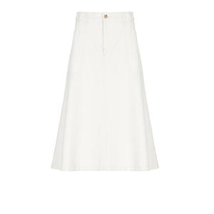 아페쎄 미디 스커트 COGZV F06410 AAC Ivory