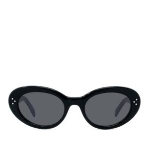 셀린느 블랙 오벌 스모크 선글라스 CL40193I 01A