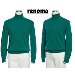 [레노마캐주얼]F/W 한정수량 부드럽고 따뜻한 양모100 긴목목폴라 그린컬러 RPDMKT63A EK3653