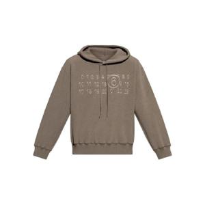 25 FW 메종마르지엘라 숫자 자수 플리스 후드티 SH0GU0028M20126 TP441508958