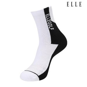 [엘르골프]사이드 레터링 파일 장목 양말 (남) 6J18303-100_CJ