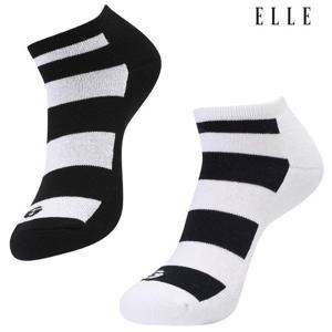 [엘르골프]컬러블럭 파일 단목 양말 (남) 6J18301_CJ