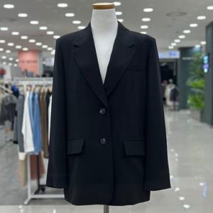 [숲]박스핏 투버튼 뒷 슬릿포인트  자켓 /OA3JKQ4BK_SH