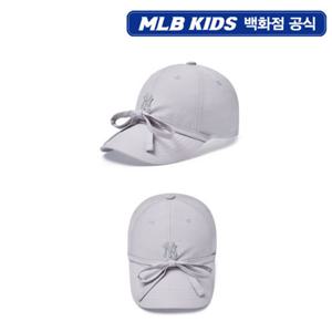 [MLB키즈PG] 여아 고프코어 리본 볼캡 (7FCPB085N-50GRL)