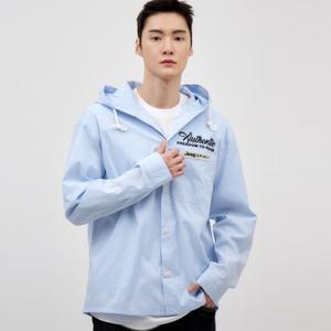 [지프]남녀공용 간절기 와펜 후드 셔츠(JO2SHU002)_DG