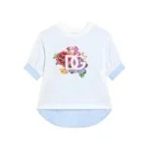 주니어 돌체앤가바나 탑 L5JTPC G7O3X S9000 White
