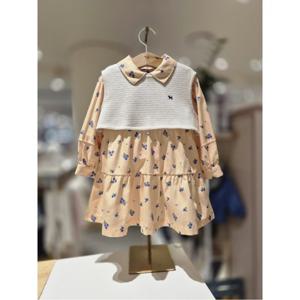 블루독베이비 10 25FW 가을신상(YE) 블루베리 드레스SET (145A14400010)