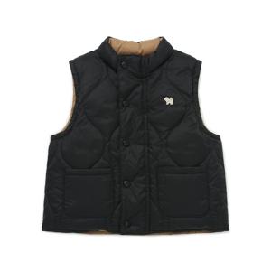 블루독베이비 10 25FW (RD)하이넥 퀼팅 덕다운 베스트A (45A19130020)