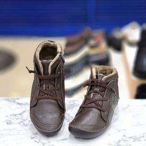 [허시파피]여성 광폭 방한 컴포트 퍼부츠 4CM 3FN606