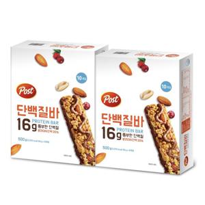 포스트 단백질바 10개입 (500g) X2개