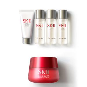 [8한정] SK-II sk2 에스케이투 스킨파워 어드밴스드 크림 80g 세트