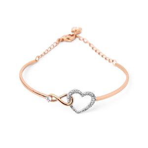 스와로브스키 5518869 Infinity 하트 뱅글 팔찌
