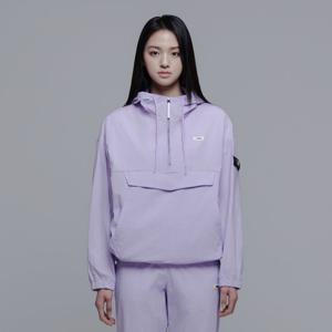 N241WFT180 여성 우븐 스트레치 후디 아노락 LAVENDER