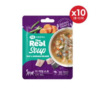 [하림펫푸드] 더리얼 캣 스프 삼치 40g x10개