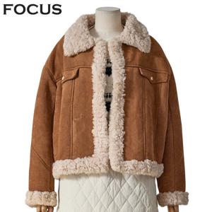 [포커스]포켓양털무스탕자켓 FW3K7JK0374_SH