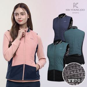 이지바이 김영주스포츠 로맨틱윈터 여성 발열 안감 조끼(W5WV18)