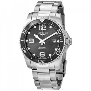 론진 하이드로콘퀘스트 오토매틱 스틸 앤 세라믹 41mm 남성용 시계 L3.781.4.76.6
