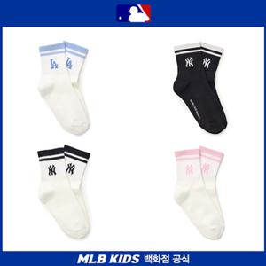 [MLB키즈US] (7ASOB015N) 스포티브 데일리 단목 양말 아동양말 키즈양말
