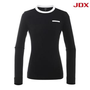 JDX HC08 소매 배색 라운드 풀오버 X1SPV5331(BK)