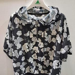 그린조이 HC06 여 플라워 프린트 트레이닝상의 GP25KL65W