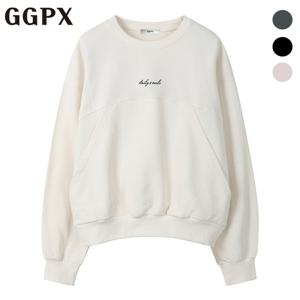 [지지피엑스]레터링 포켓 맨투맨 티셔츠 (GP2TS010F)