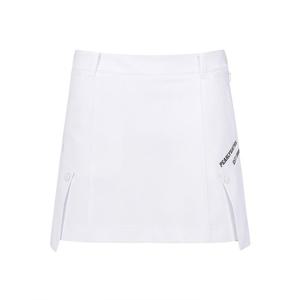 [파리게이츠] 여성 언발란스 백 플리츠 큐롯 스커트 521E1PC203_WH