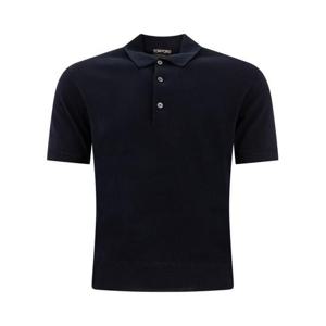 톰포드 폴로 티셔츠 KPS004YMC024S25 HB785 Ink blue