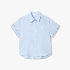 [지컷]스트라이프 롤업 디테일 셔츠(7255260103)