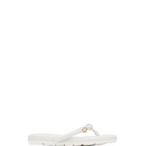 지안 샌들 화이트 피지 나파 가죽 샌들 251090F124007
