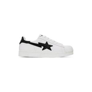 BAPE 스니커즈 화이트 스컬 스타  2 M1 스니커즈 232546M237026