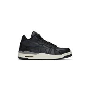 BAPE 스니커즈 블랙   그레이 클러치 스타  1 스니커즈 232546M237024